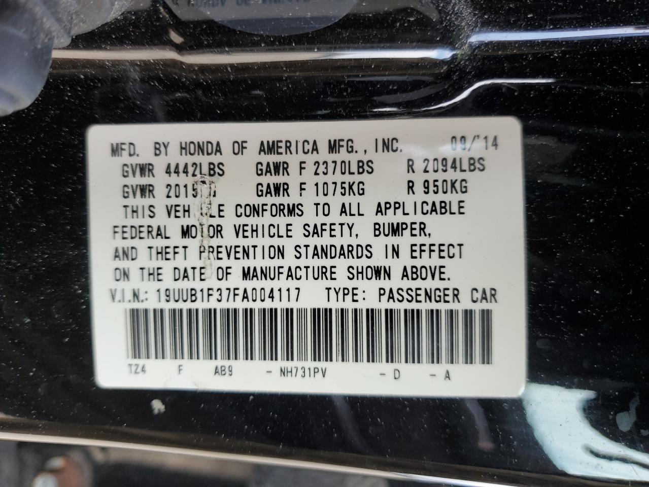 2015 Acura TLX - Image 14