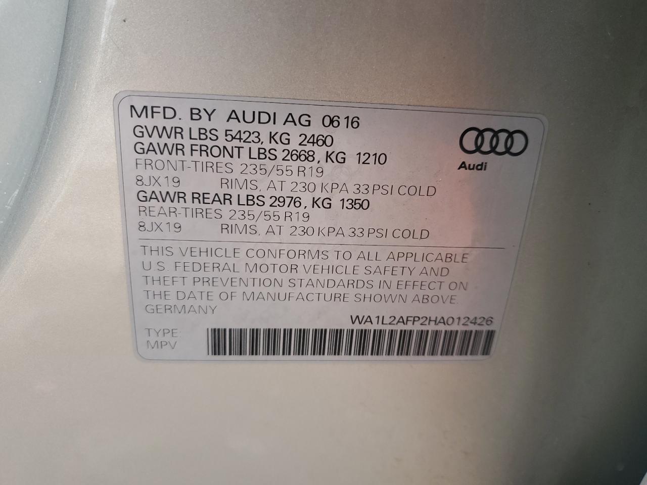 2017 Audi Q5 - Image 13