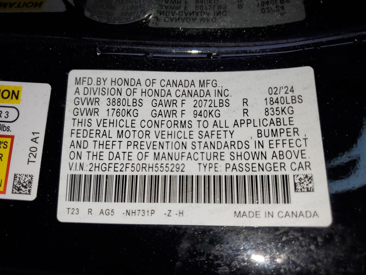 2024 Honda Civic - Image 12