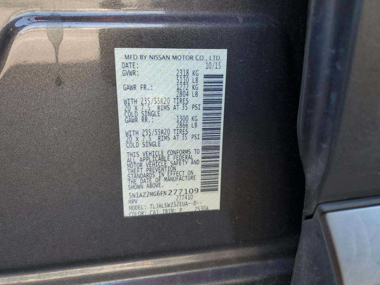 2015 Nissan Murano - Image 14