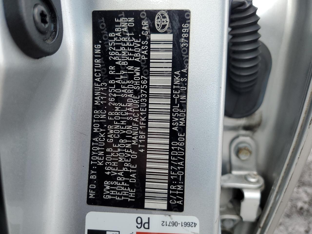 2014 Toyota Camry - Image 12
