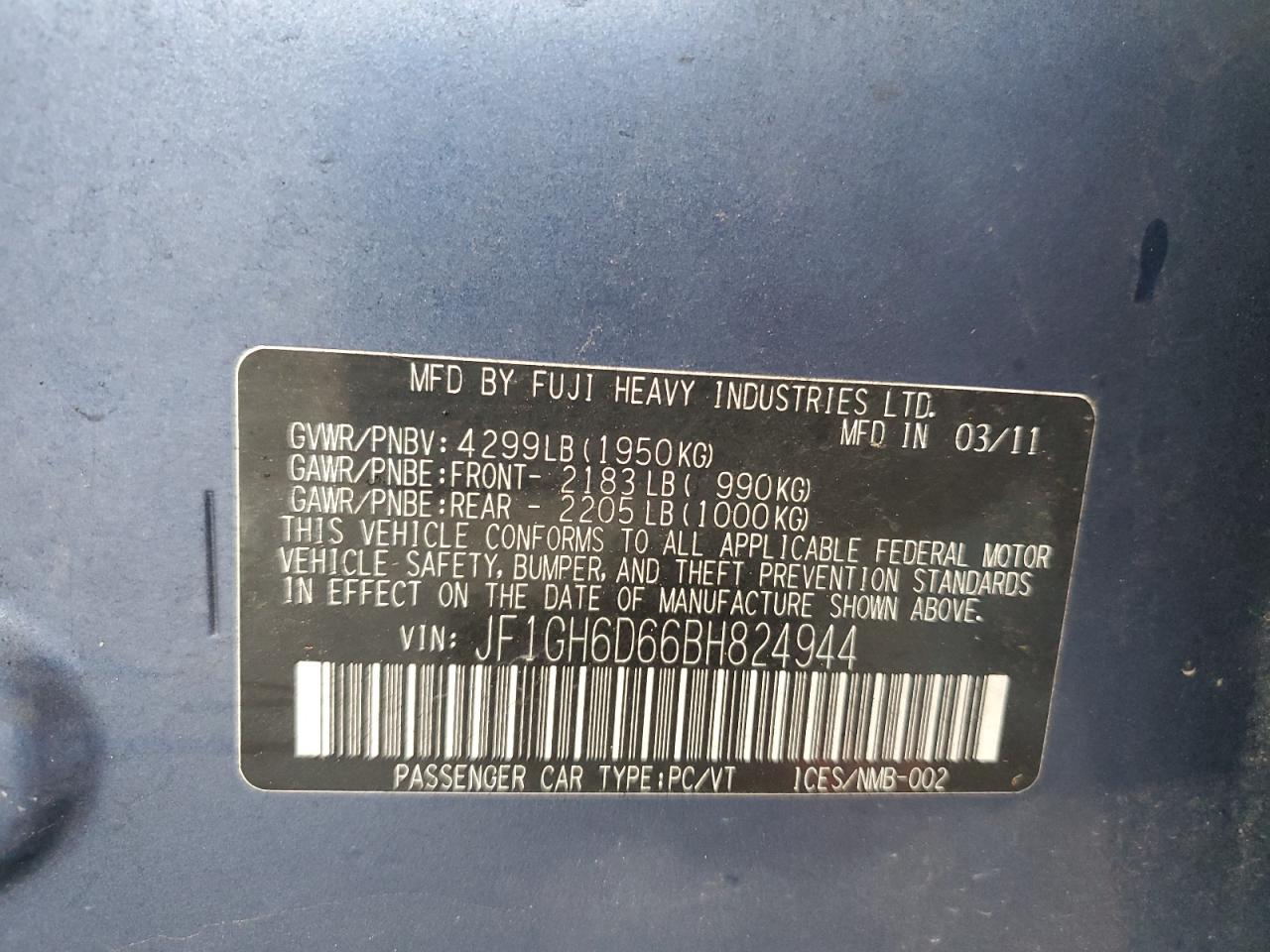2011 Subaru Impreza - Image 15