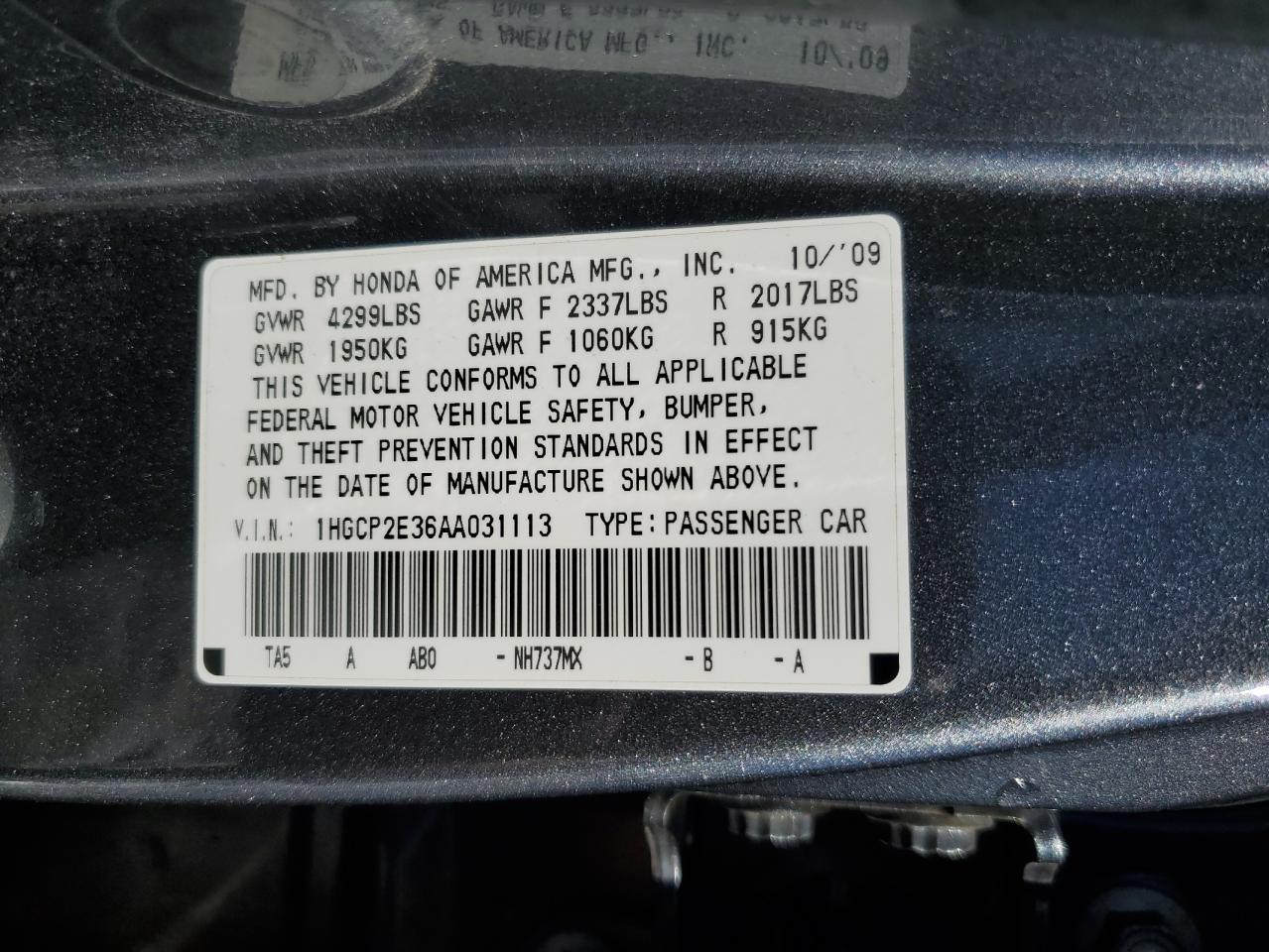 2010 Honda Accord - Image 13