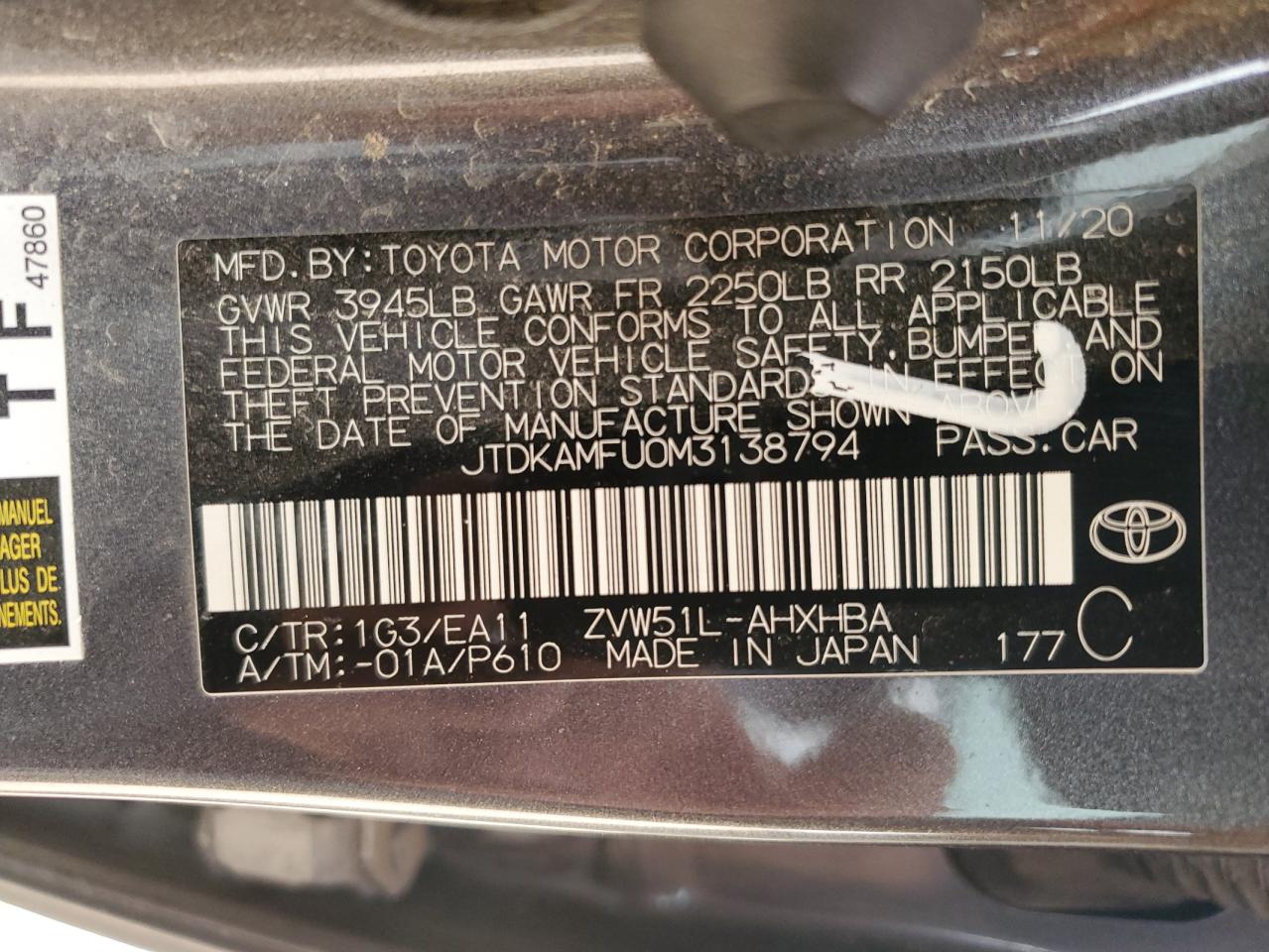 2021 Toyota Prius - Image 12