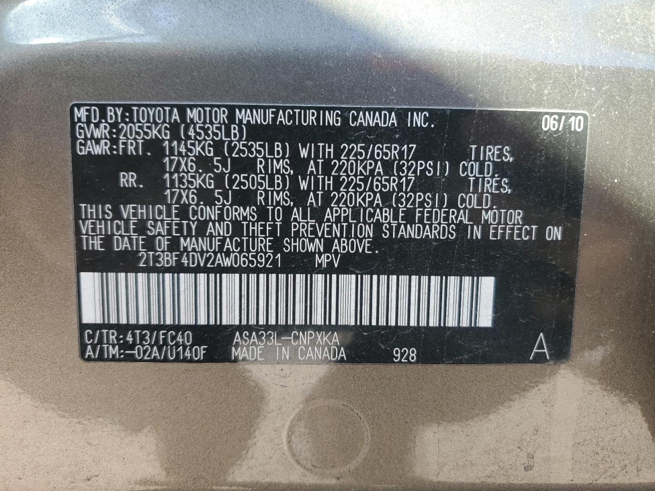 2010 Toyota RAV 4 - Image 12