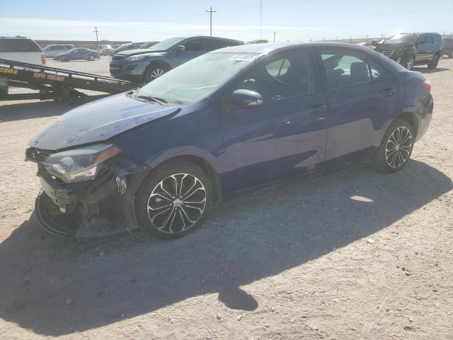 Sedans TOYOTA COROLLA 2015 Blue
