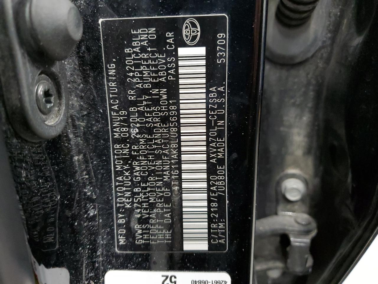 2020 Toyota Camry - Image 13