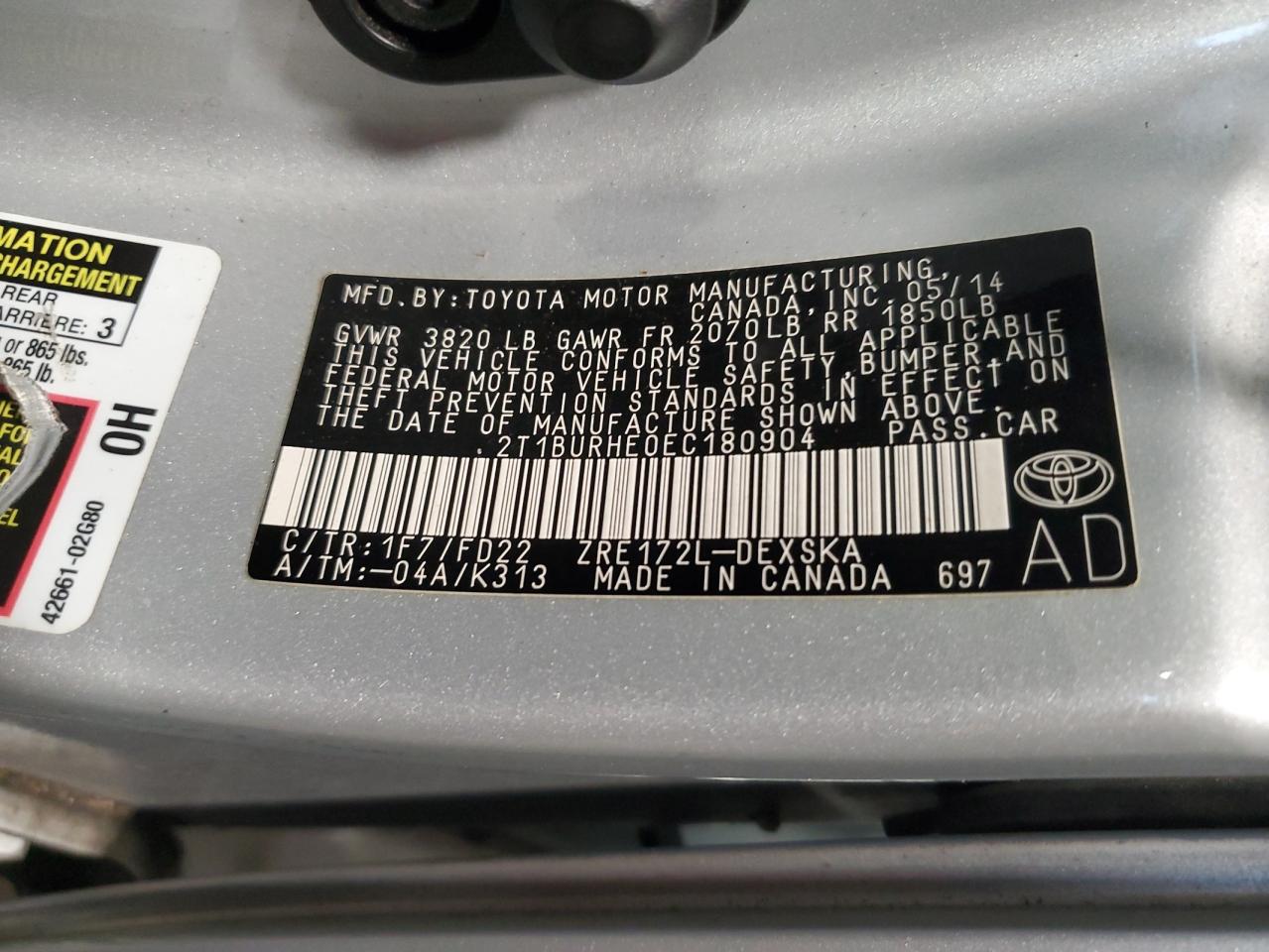 2014 Toyota Corolla - Image 12
