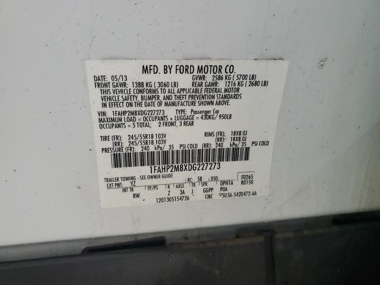2013 Ford Taurus - Image 12