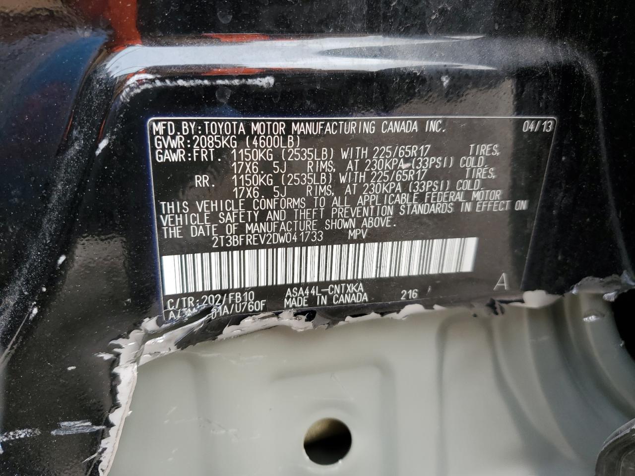 2013 Toyota RAV 4 - Image 13