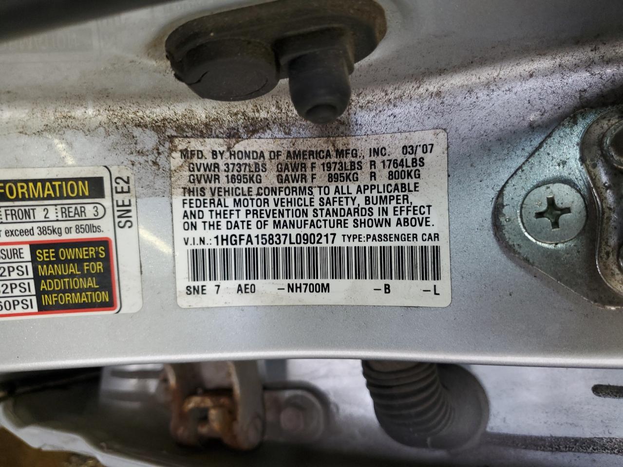 2007 Honda Civic - Image 12