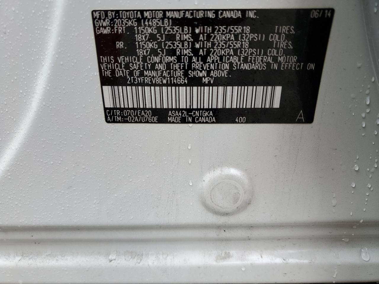 2014 Toyota RAV 4 - Image 14