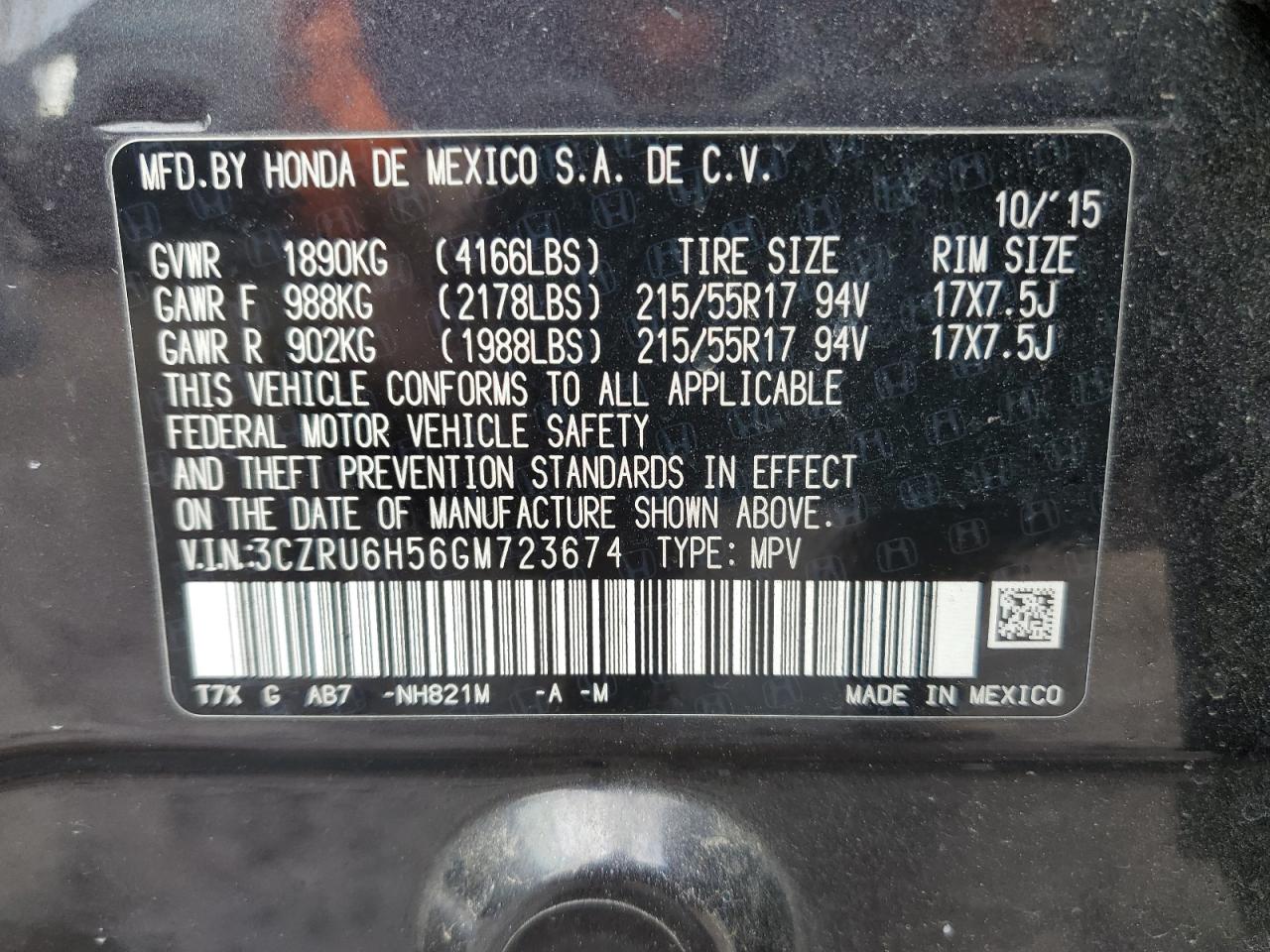 2016 Honda HR-V - Image 12
