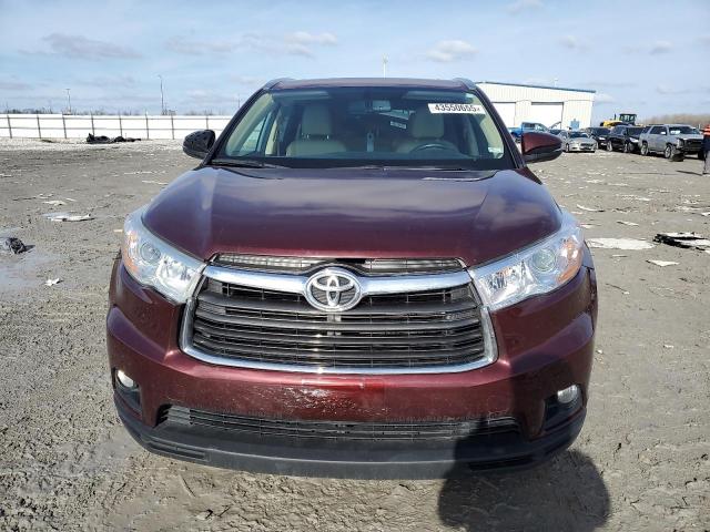 Parquets TOYOTA HIGHLANDER 2016 Maroon
