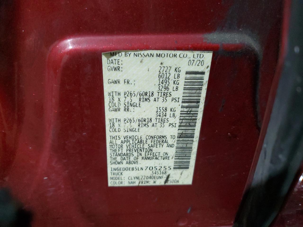 2020 Nissan Navara (Frontier) - Image 13