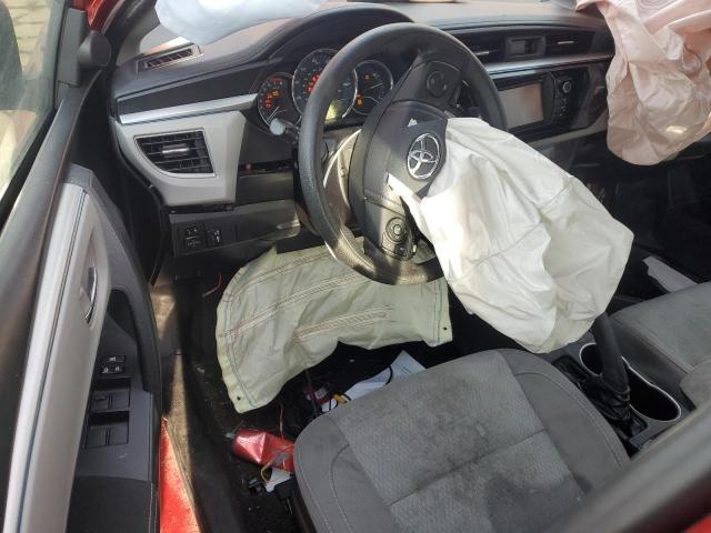 Sedans TOYOTA COROLLA 2016 Czerwony