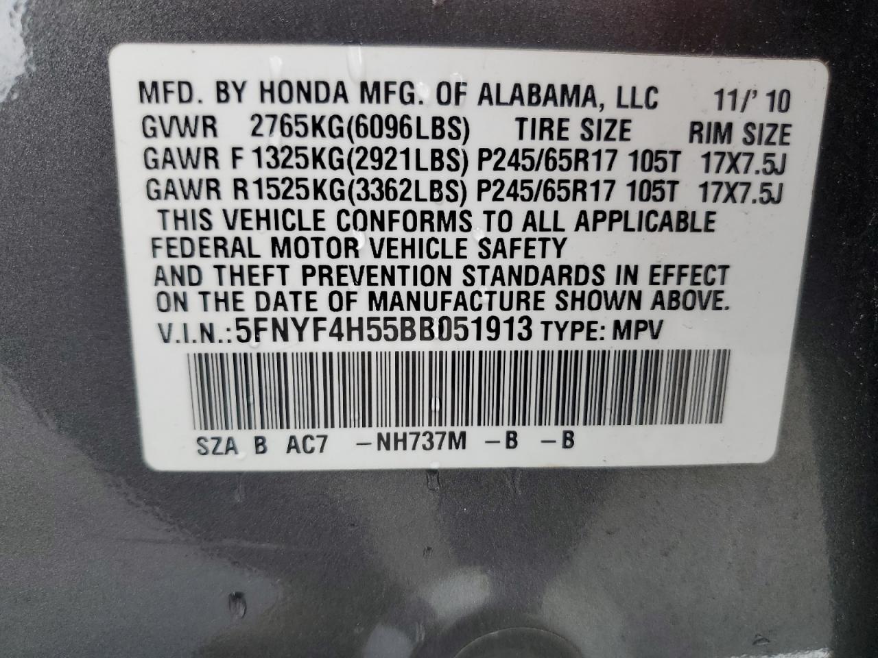 2011 Honda Pilot - Image 14