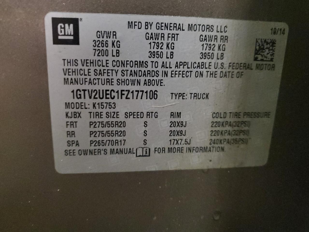 2015 GMC Sierra - Image 12