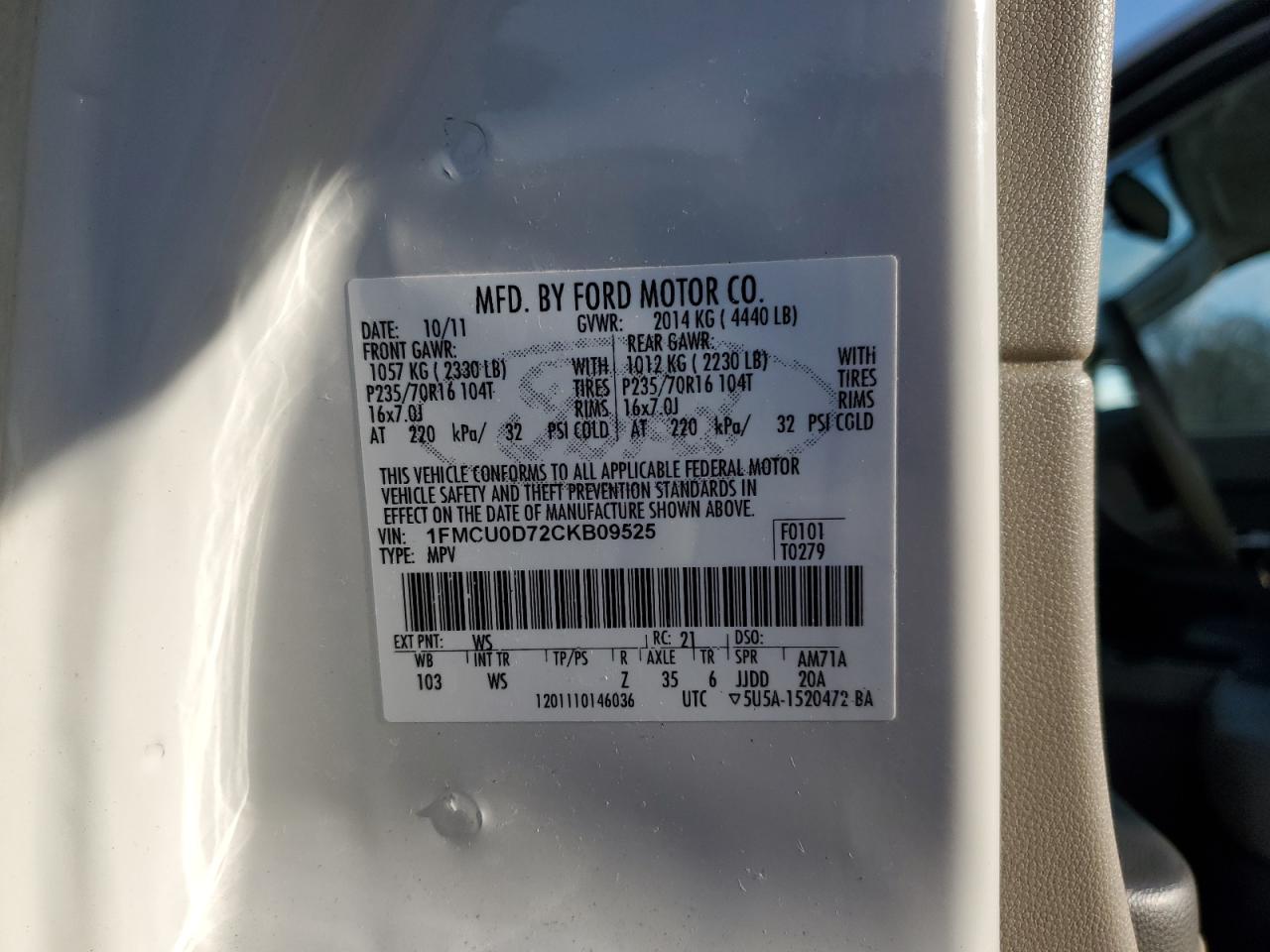 2012 Ford Escape - Image 15