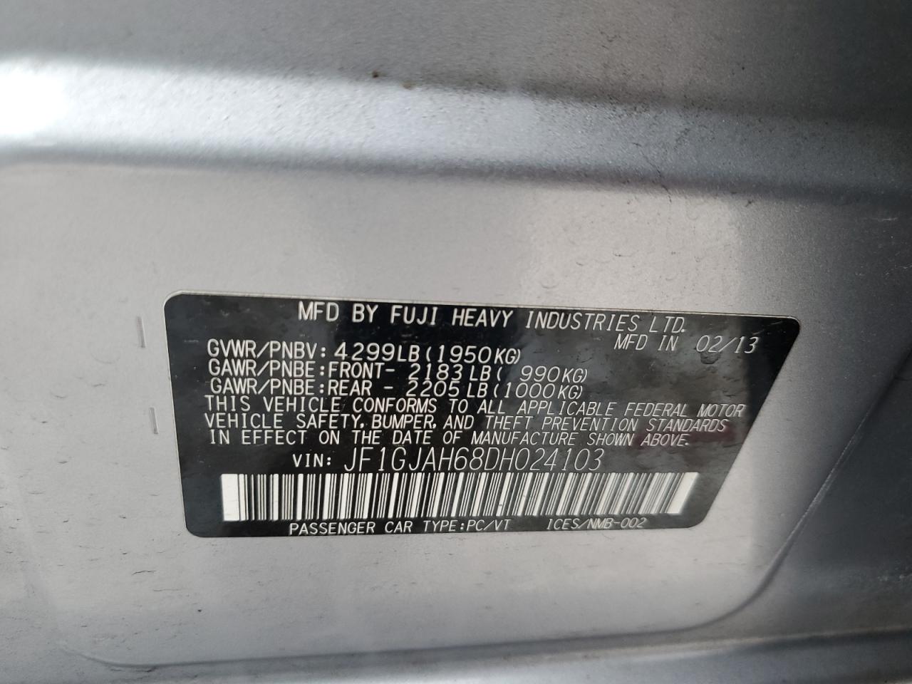 2013 Subaru Impreza - Image 12