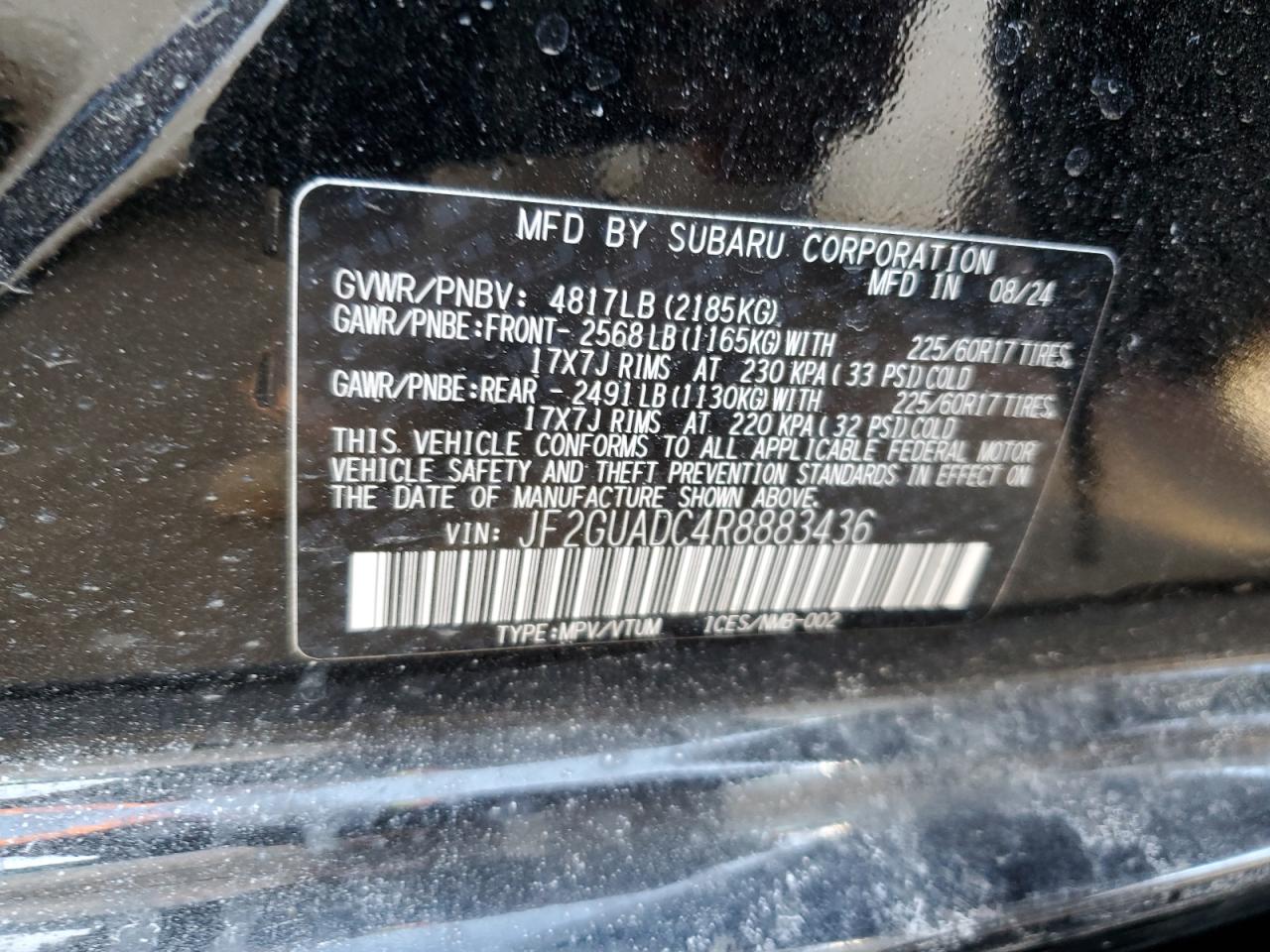 2024 Subaru XV - Image 15