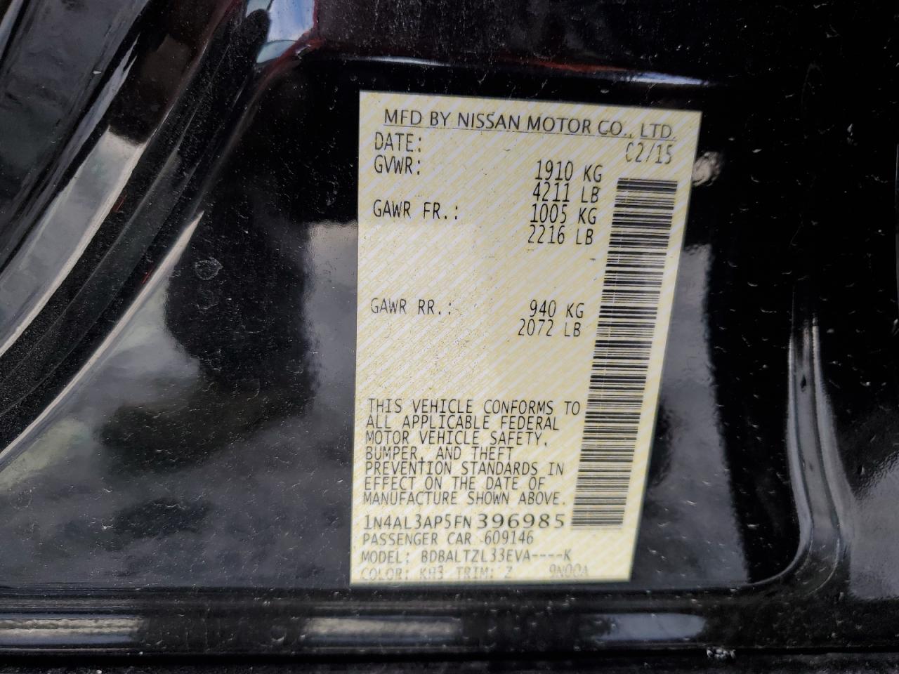 2015 Nissan Altima - Image 12