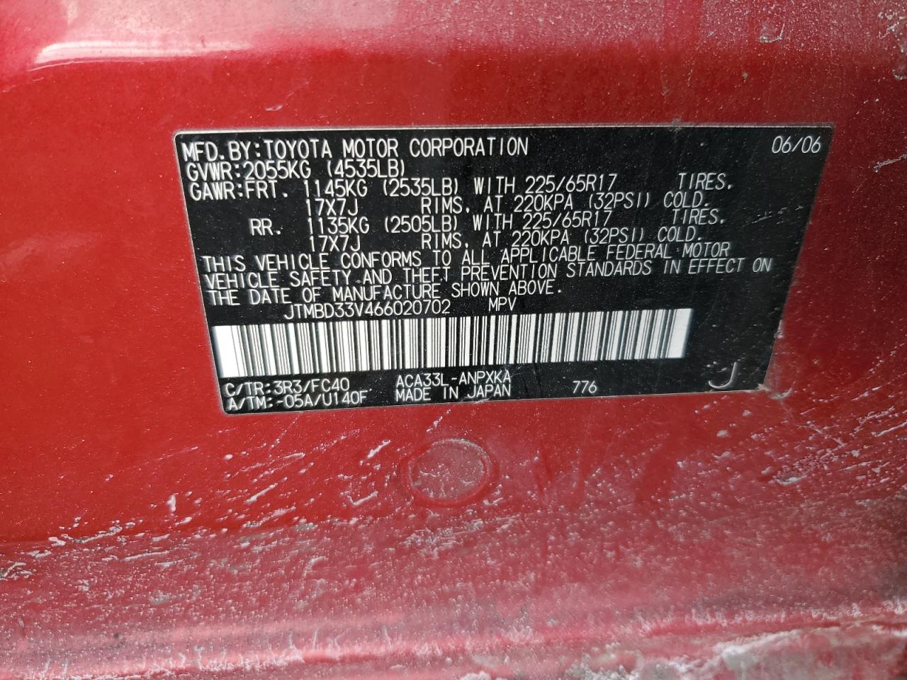 2006 Toyota RAV 4 - Image 13