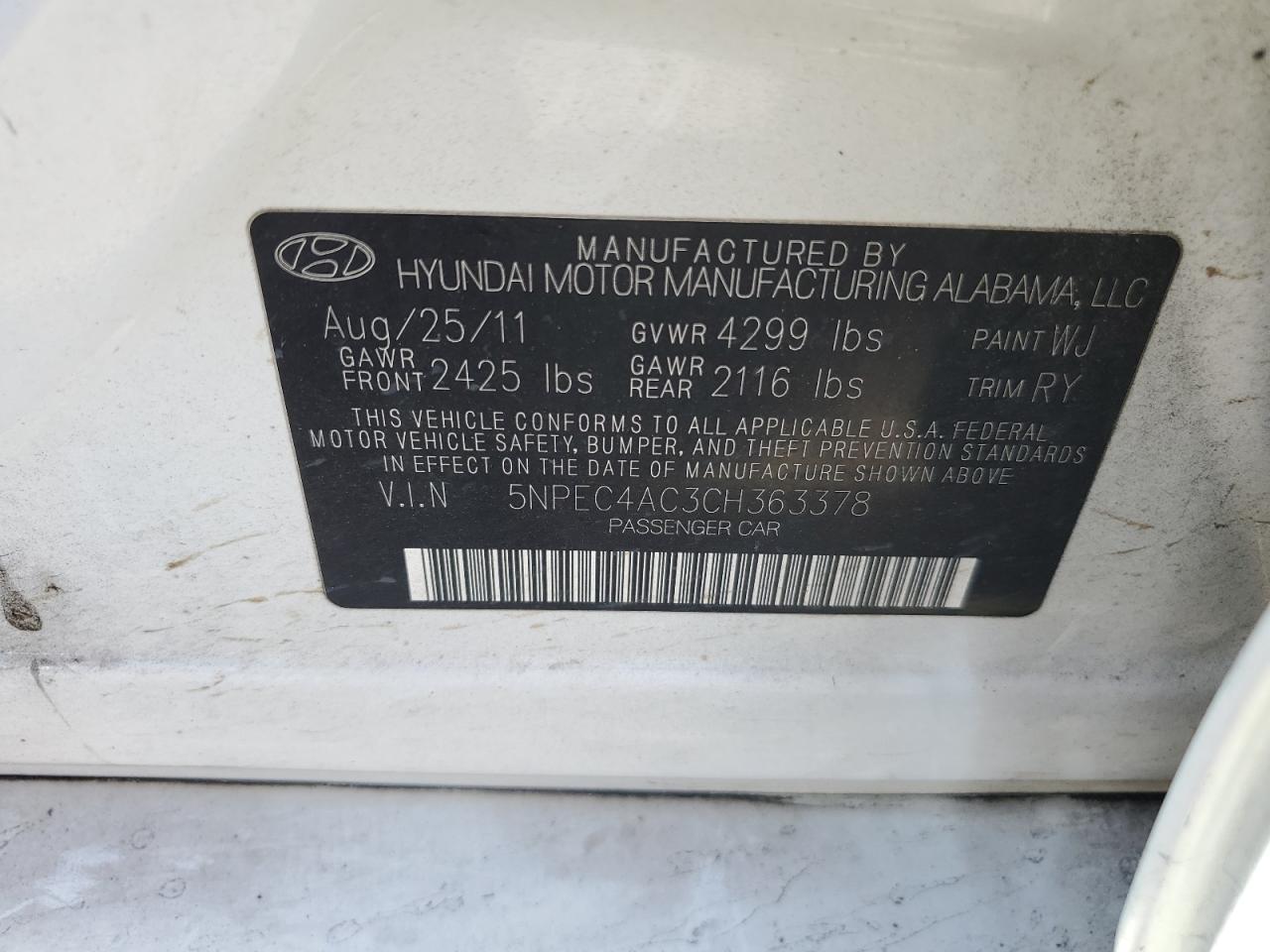 2012 Hyundai Sonata - Image 14