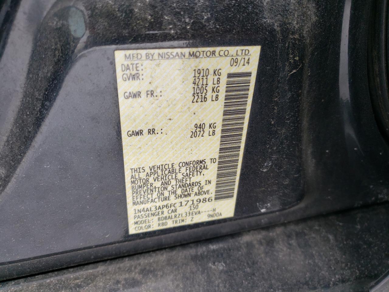 2015 Nissan Altima - Image 13