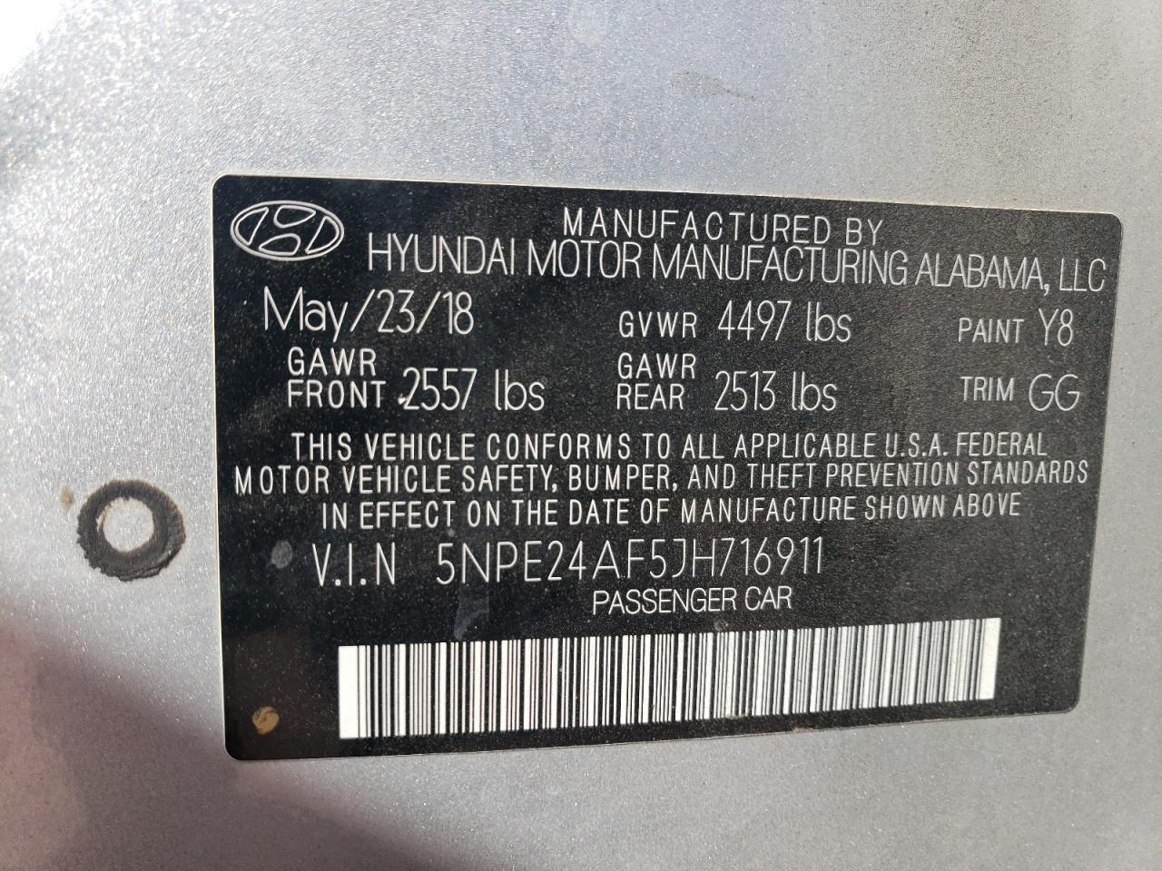 2018 Hyundai Sonata - Image 14