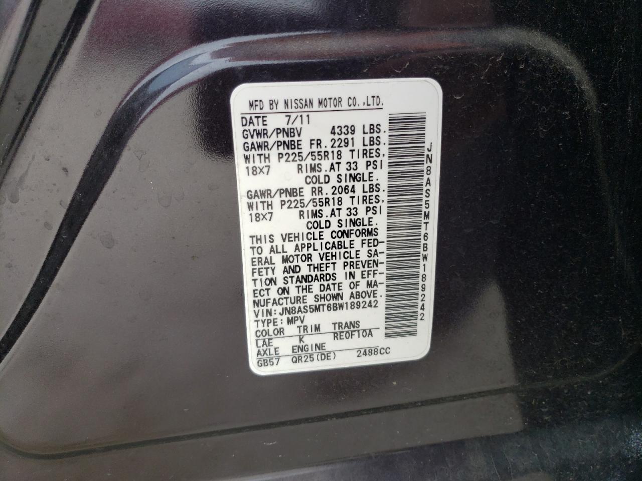 2011 Nissan Rogue - Image 13
