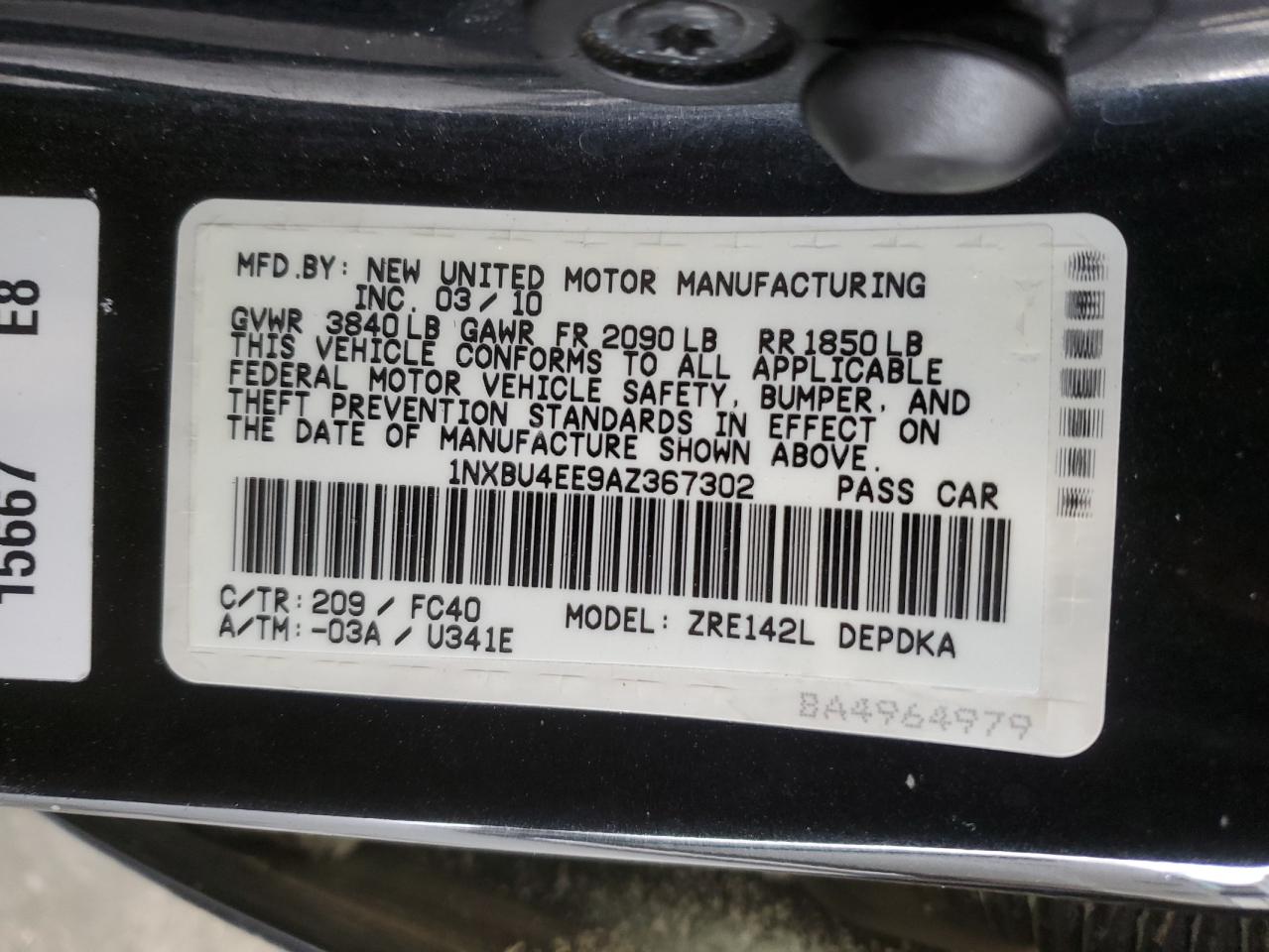 2010 Toyota Corolla - Image 12