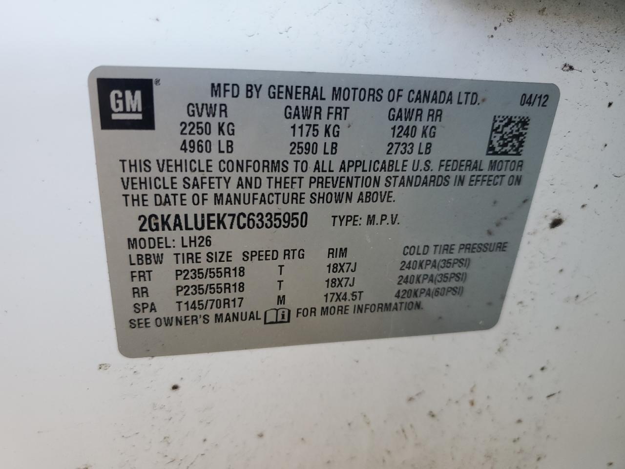 2012 GMC Terrain - Image 13