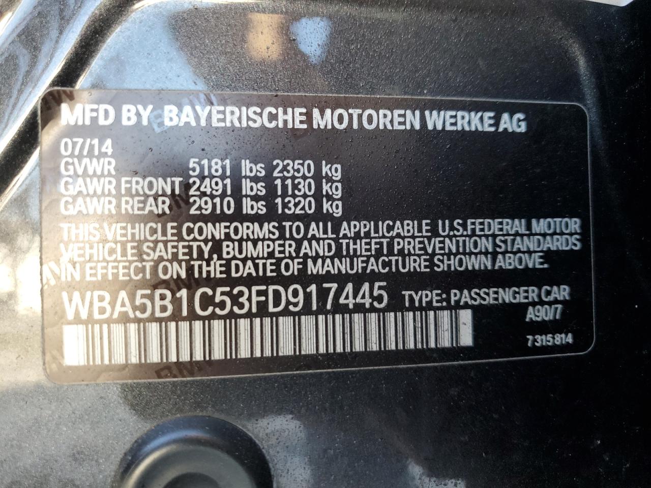 2015 BMW 5er - Image 13