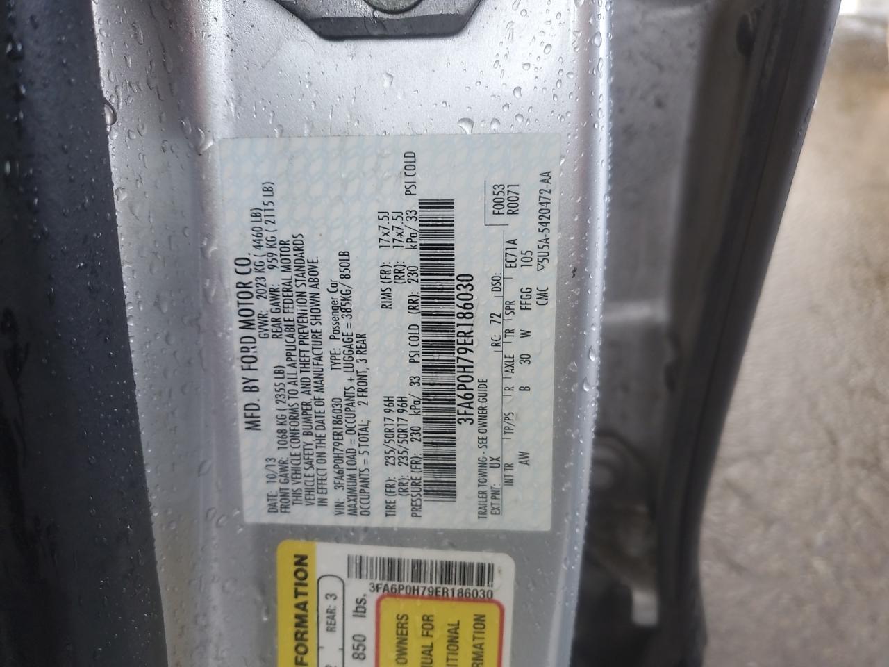 2014 Ford Fusion - Image 12