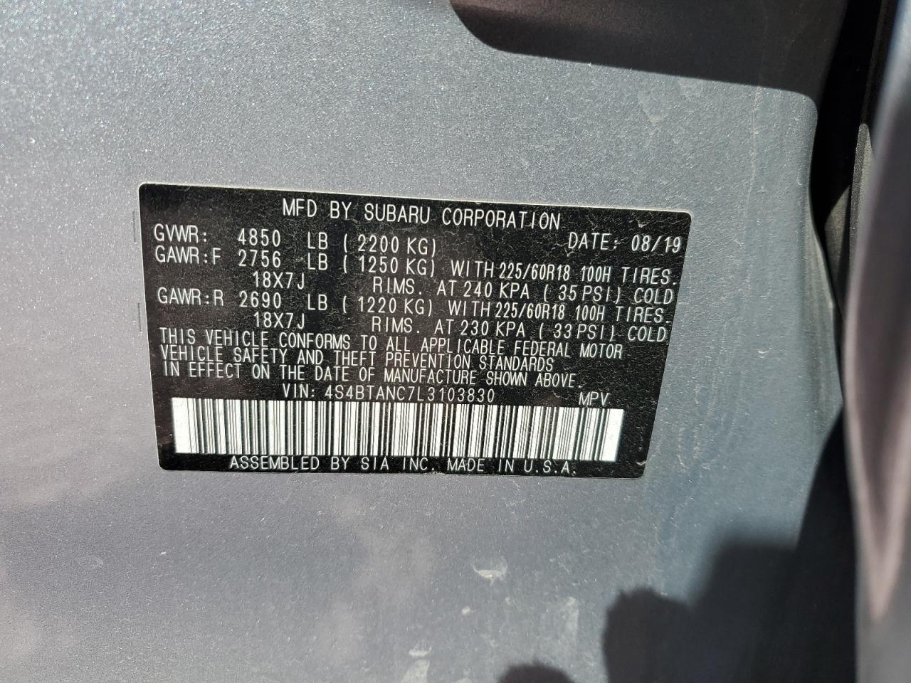 2020 Subaru Outback - Image 14