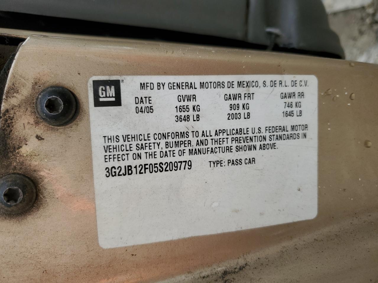 2005 Pontiac Sunfire - Image 12