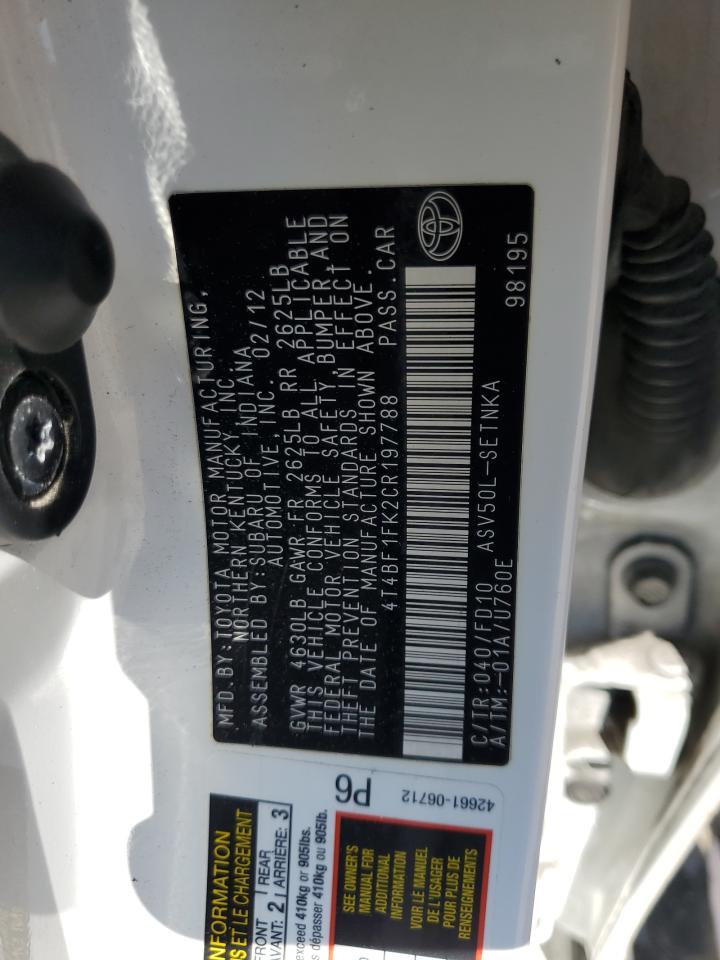 2012 Toyota Camry - Image 12