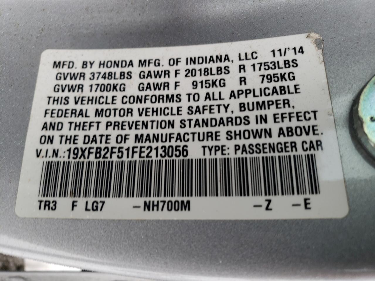 2015 Honda Civic - Image 14