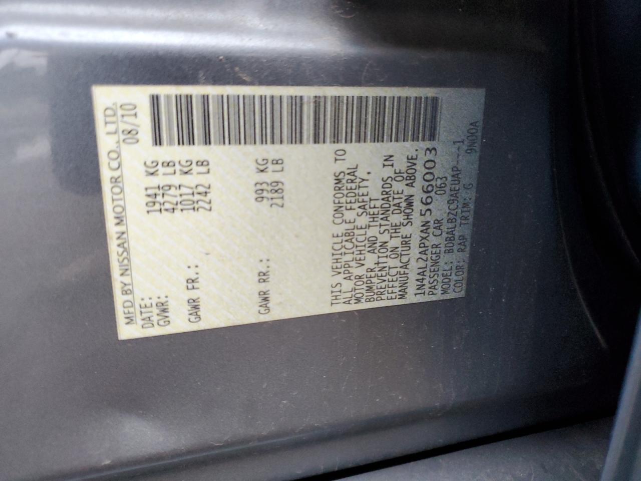 2010 Nissan Altima - Image 12