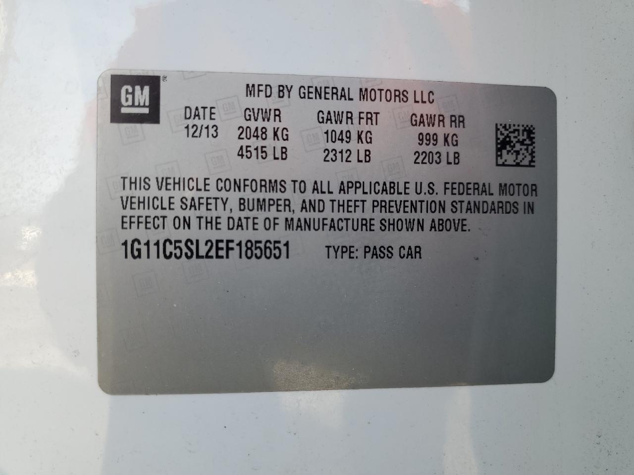 2014 Chevrolet Malibu - Image 12