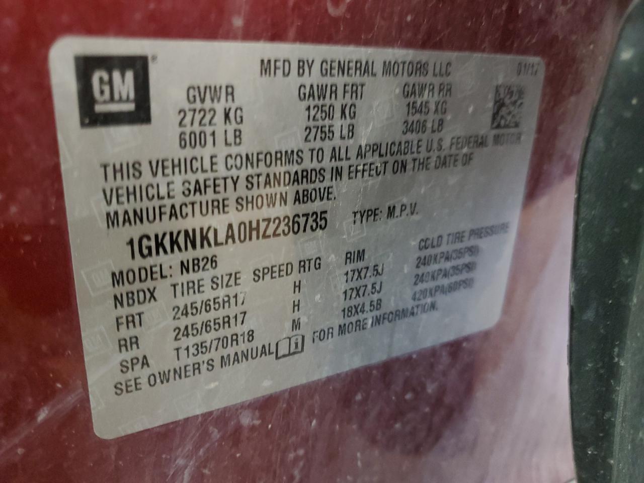 2017 GMC Acadia - Image 13