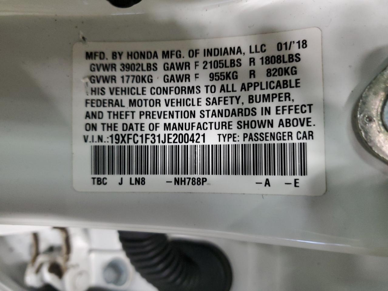 2018 Honda Civic - Image 12