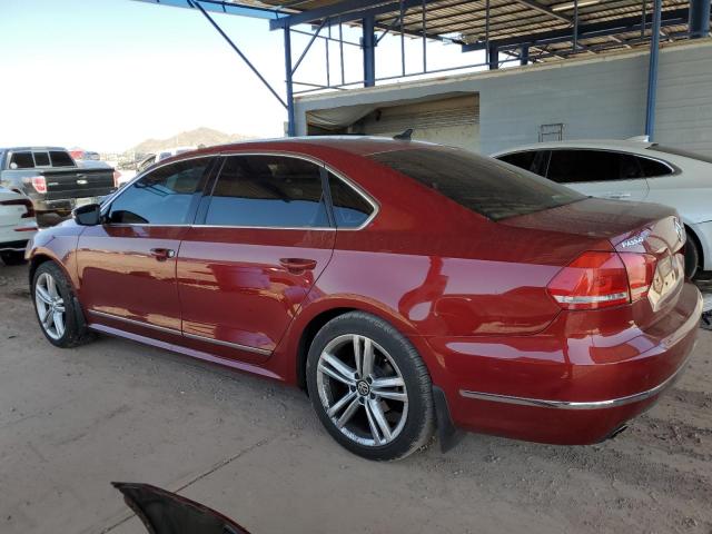 Седани VOLKSWAGEN PASSAT 2015 Червоний