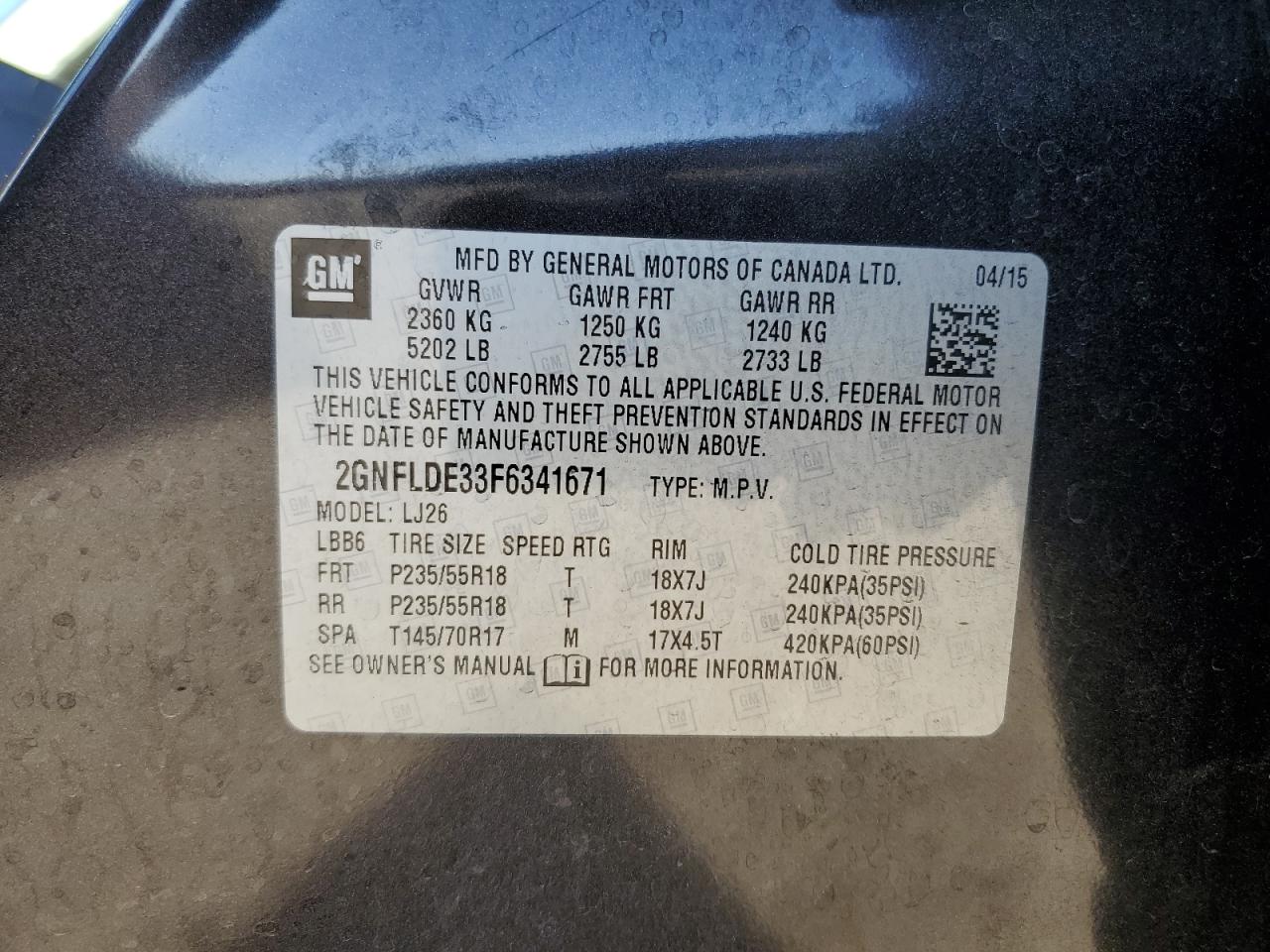 2015 Chevrolet Equinox - Image 15