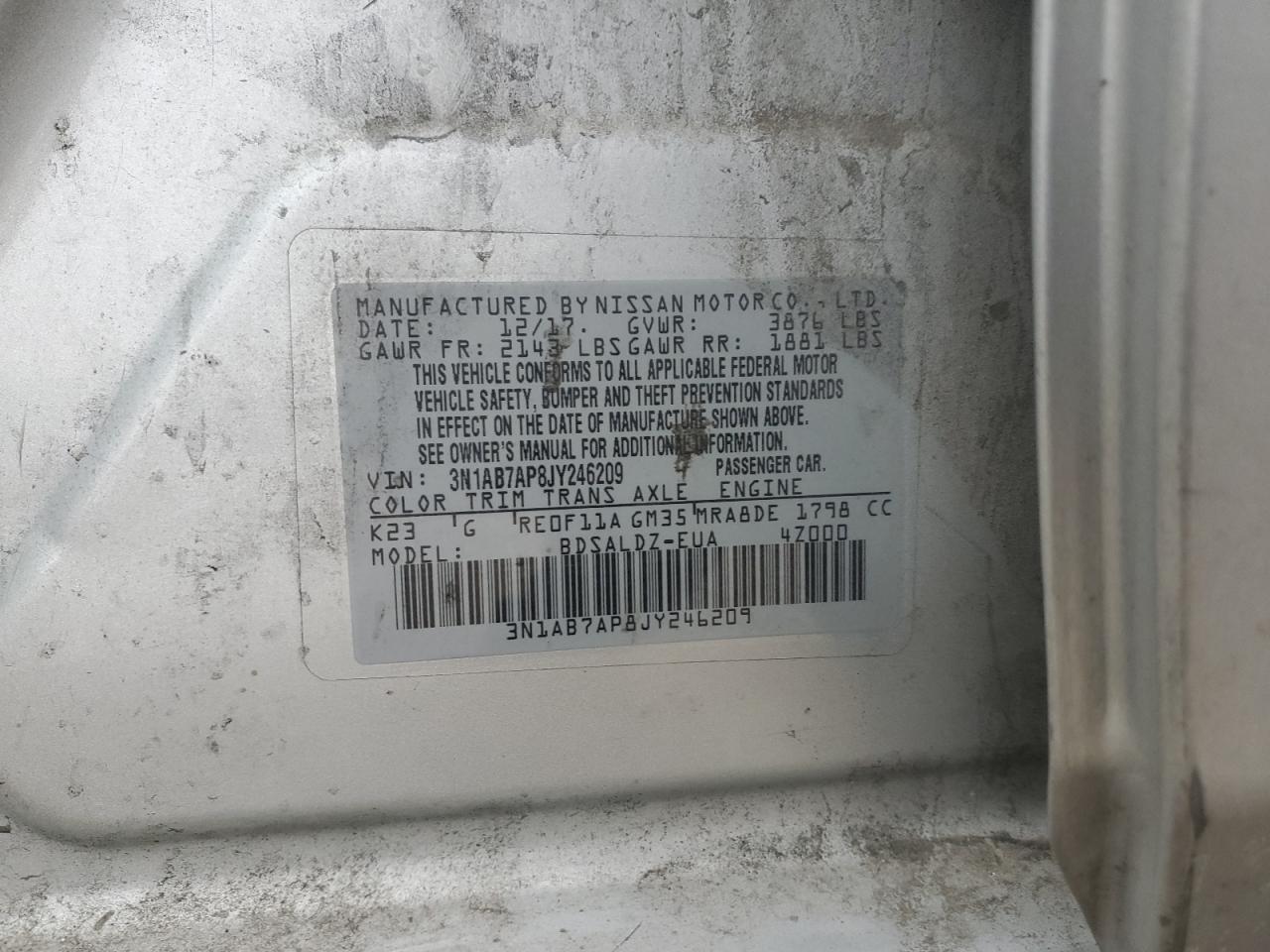 2018 Nissan Sentra - Image 12