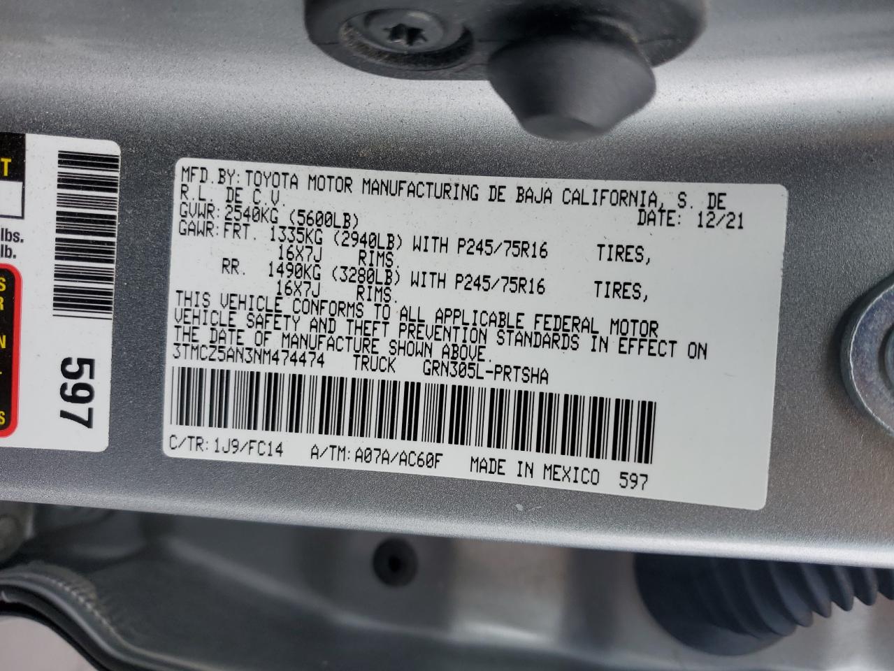 2022 Toyota Tacoma - Image 13