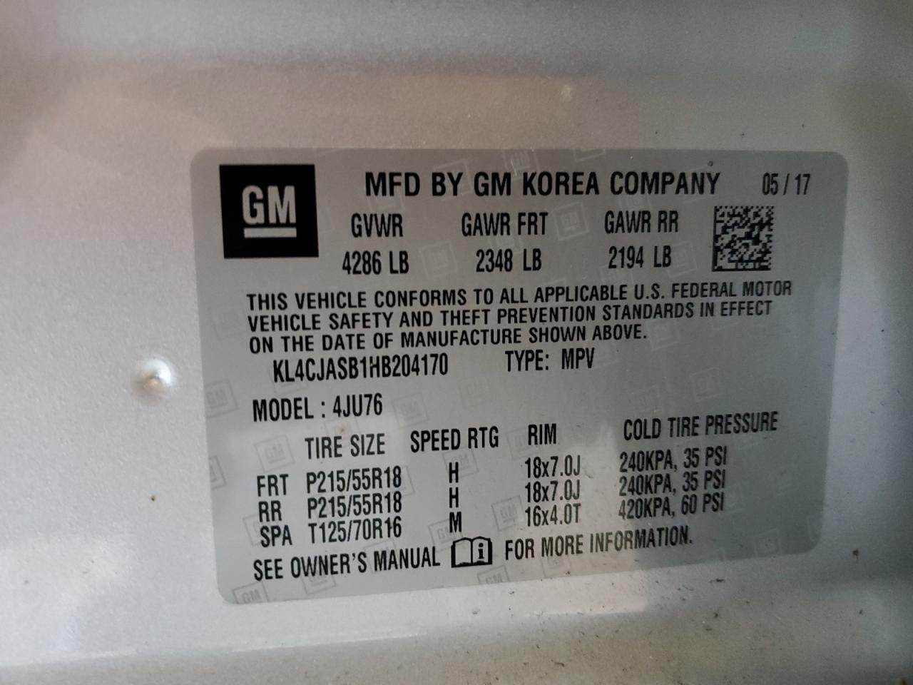 2017 Buick Encore - Image 13