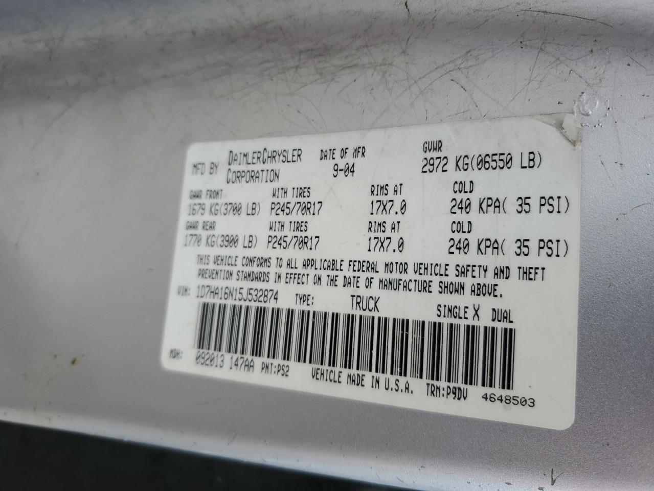 2005 Dodge RAM - Image 14