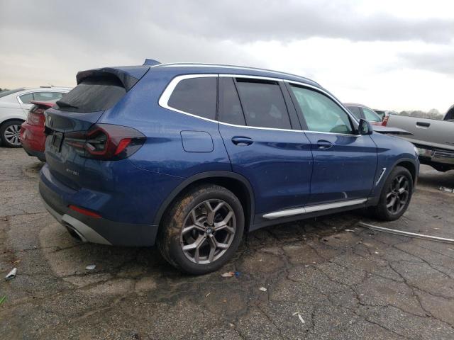  BMW X3 2023 Синий